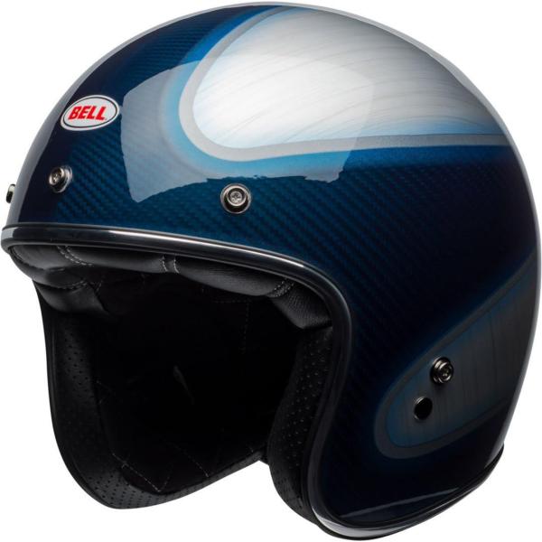 BELL Bell Cruiser Custom 500 Open Face Helmet Carbon Jager Candy Blue